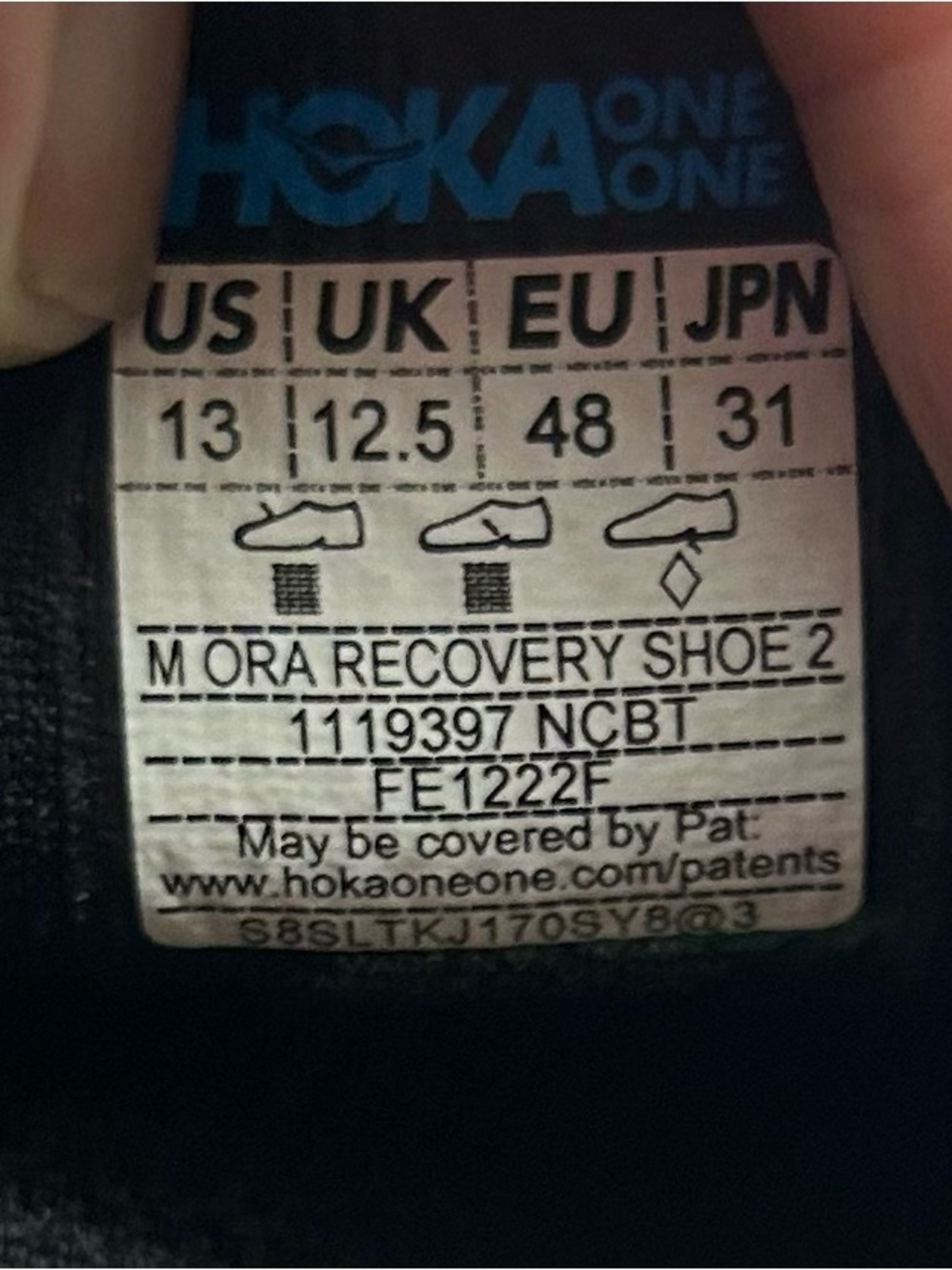 Hoka Men's Ora Recovery 2 Slip-On Athletic Shoes - White w/ Neon Yellow Size 13 - Picture 8 of 8